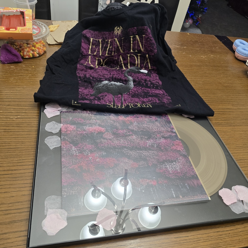 Even In Arcadia Record +shirt